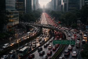 Lluvia y marcha colapsan vialidades en CDMX; Metro activa protocolo