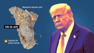 Donald Trump amaga con borrar del mapa la isla de Jark en Irán