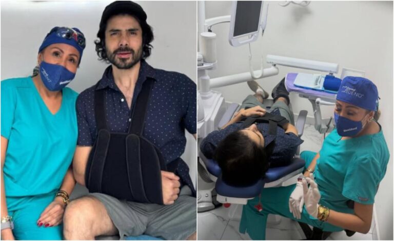 José Ángel Bichir reaparece tras caída y atiende secuelas dentales