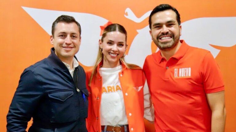 Máynez destapa a Colosio y Mariana rumbo a Nuevo León 2027