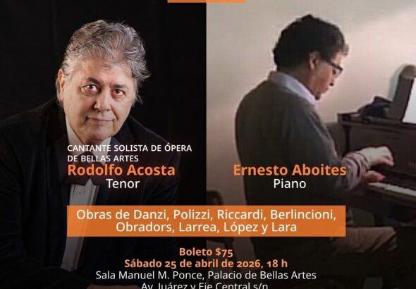 Concierto de Rodolfo Acosta y Ernesto Aboites, Sala Ponce
