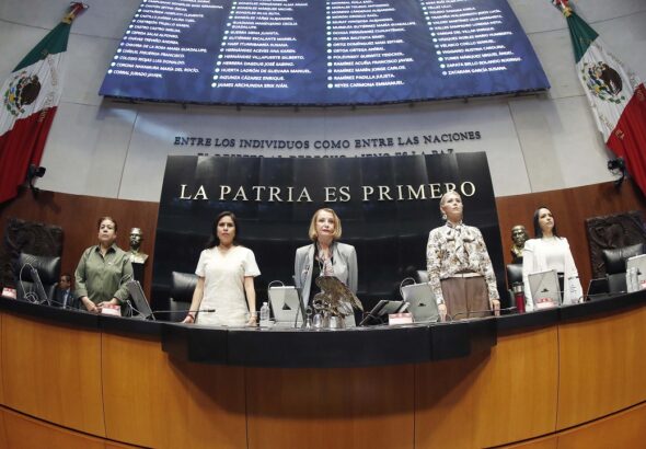 Laura Itzel pdta del Senado