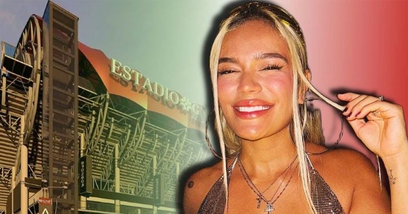 karol g en el estdio gnp seguros