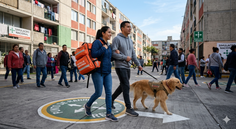 ¿Tienes mascotas? Así debes actuar durante el Primer Simulacro Nacional 2026