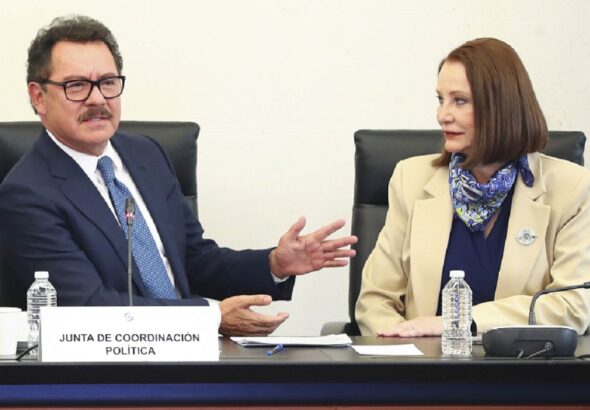 Mier y Laura Itzel senado