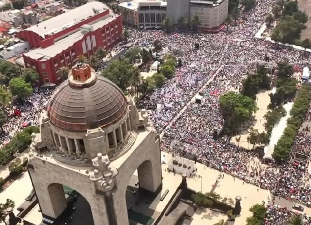 Monumento a la revolución Sheinbaum 1