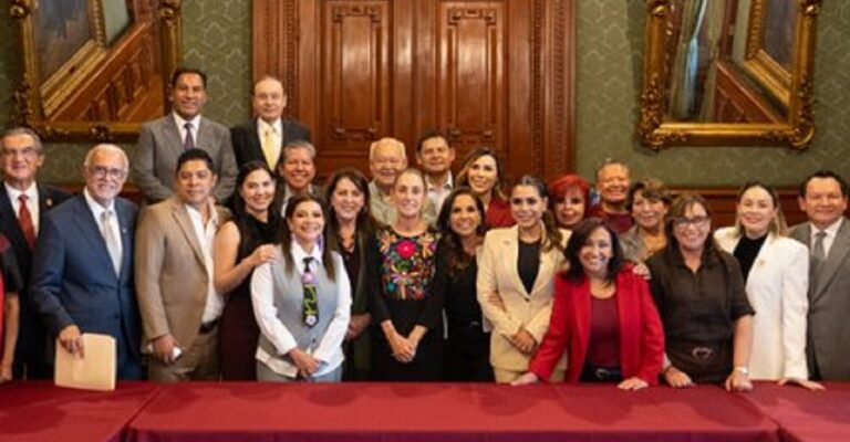 gobernadores y sheinbaum IMSS Bienestar