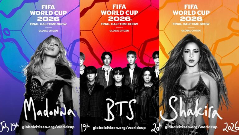 ¡Histórico! BTS, Madonna y Shakira sacudirán el show de Medio Tiempo del Mundial