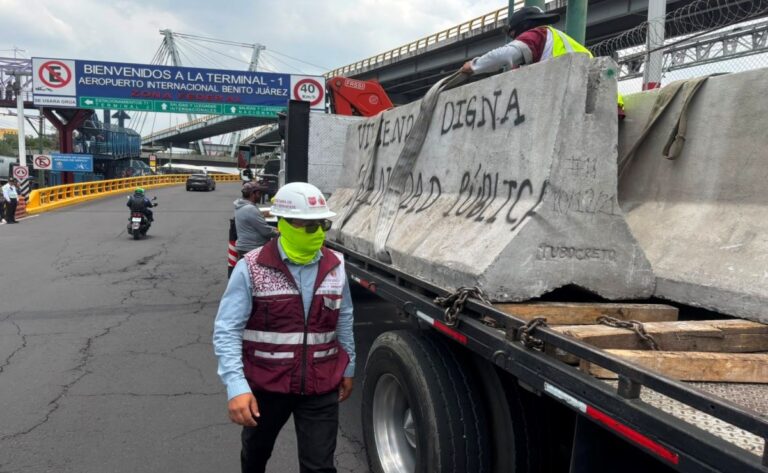 CNTE amenaza con protestas y blindan el AICM previo al Mundial