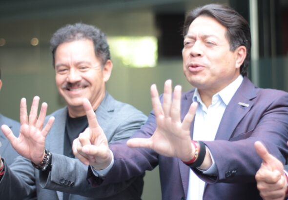 Mario Delgado y Nacho Mier
