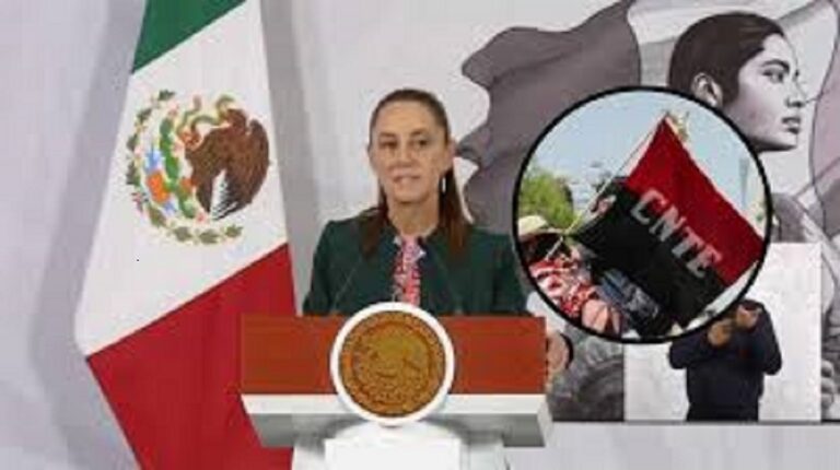 Sheinbaum y CNTE