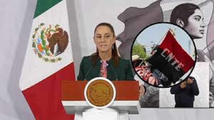 Sheinbaum y CNTE