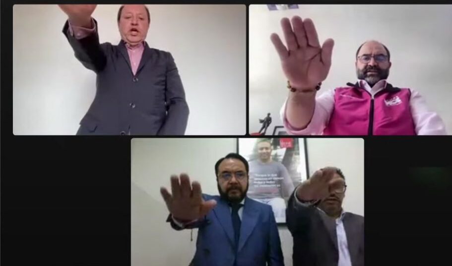 INE toma protesta a representantes de los nuevos partidos nacionales