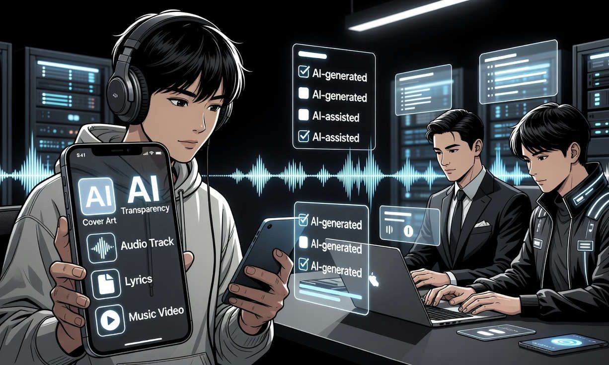La música tendrá etiquetas para identificar contenido creado con IA
