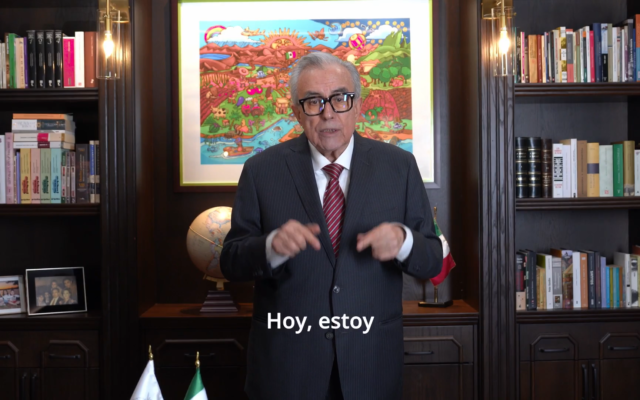 Rubén Rocha Moya dirige un mensaje en video tras reincorporarse a la gubernatura de Sinaloa