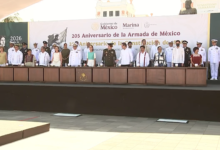 Imagen proporcionada para la nota sobre la conmemoración de la Armada de México en Veracruz.