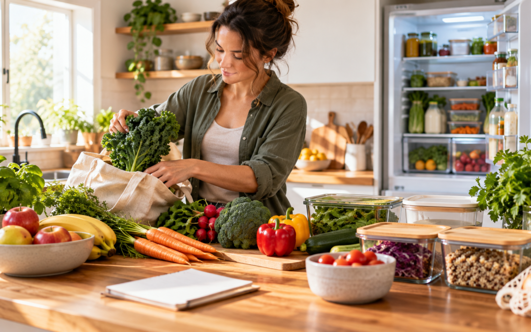 Alimentos almacenados para planear compras y reducir desperdicios en casa